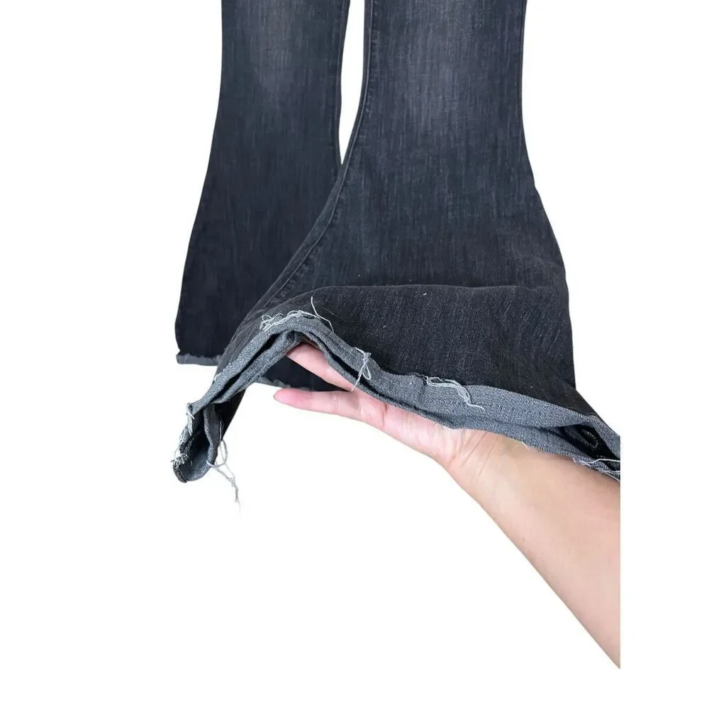Free People We The Free Irreplaceable Flare Jeans Gray‎ Size 28